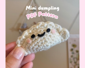 Mini dumpling PDF crochet pattern (digital download)