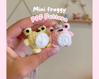 Mini froggy PDF crochet pattern (digital download)