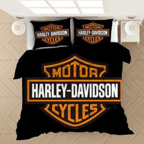 Harley Davidson Comforter Set Harley Davidson Etsy Il 570xN.3179036765 Joj9