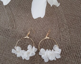 35 mm hoop earrings, gold-plated