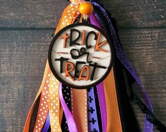 Süßes oder Saures Bogg Taschenanhänger - Süßes oder Saures Bogg Zurück Knopf - Süßes oder Saures Ornament - Halloween Thema Ornament