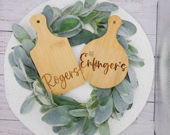 Mini Personalized Decorative Charcuterie Board| Tiered Tray Décor | Custom Engraved Wood Serving Tray