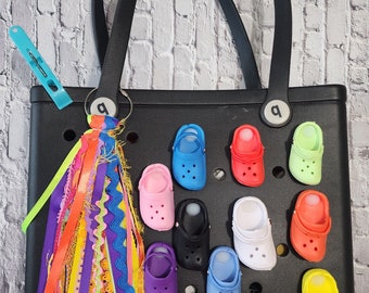Bogg bagg croc shoe button- bogg bit- bogg button- mini croc shoe- simply southern charm