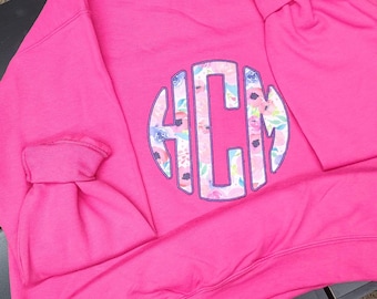 Gildan® Embroidered Monogram- Aunt SweatShirt, Auntie SweatShirt, Mama SweatShirt, Mimi SweatShirt, Nana SweatShirt, Gigi SweatShirt