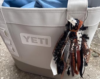 Dije de borla para bolso Bogg con impresión personalizable: llavero corto para accesorios de verano