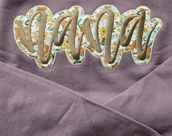 Sudadera con apliques de Nana bordada: Gildan Nana/ Nanno/ Honey personalizada
