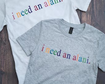 Embroidered Mom Tshirt, I Need An Energy Drink-  Funny Mom Gildan Tshirt