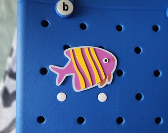 Handmade Fish Bogg Bag Button – Summer Bag Charm