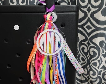 Monogramm Bogg Taschenanhänger/Quaste - Super hell - Limited Edition