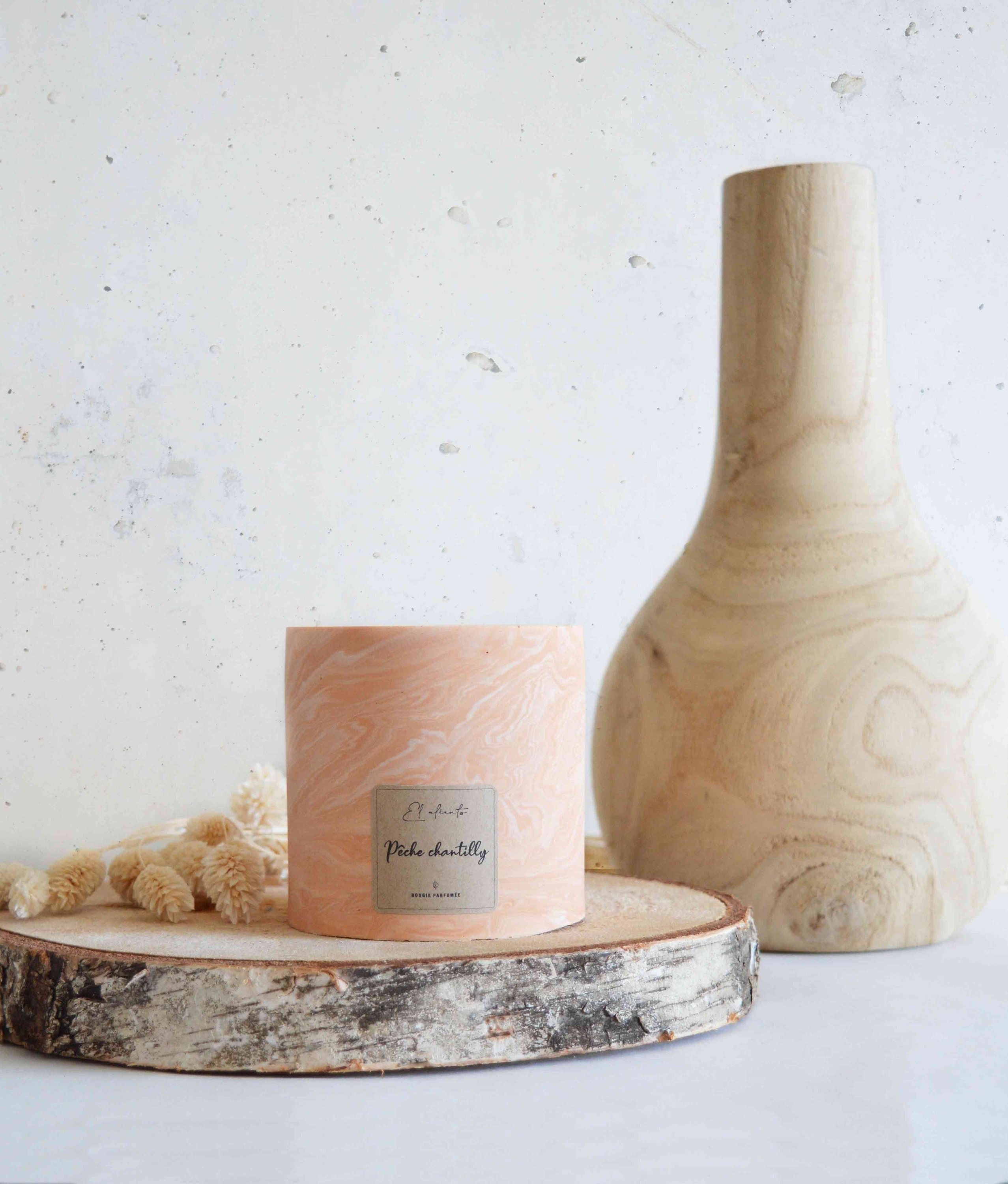 Pêche Chantilly - Bougie Parfumée