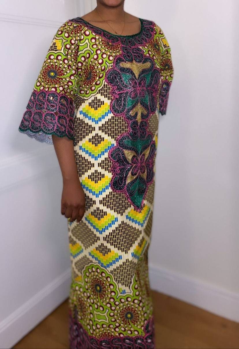 Tunique en wax clearance femme