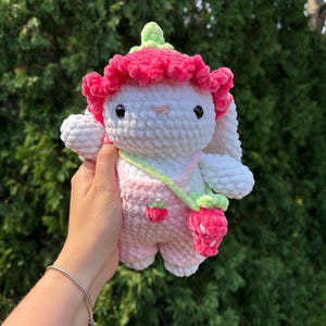 Crochet Strawberry Bunny