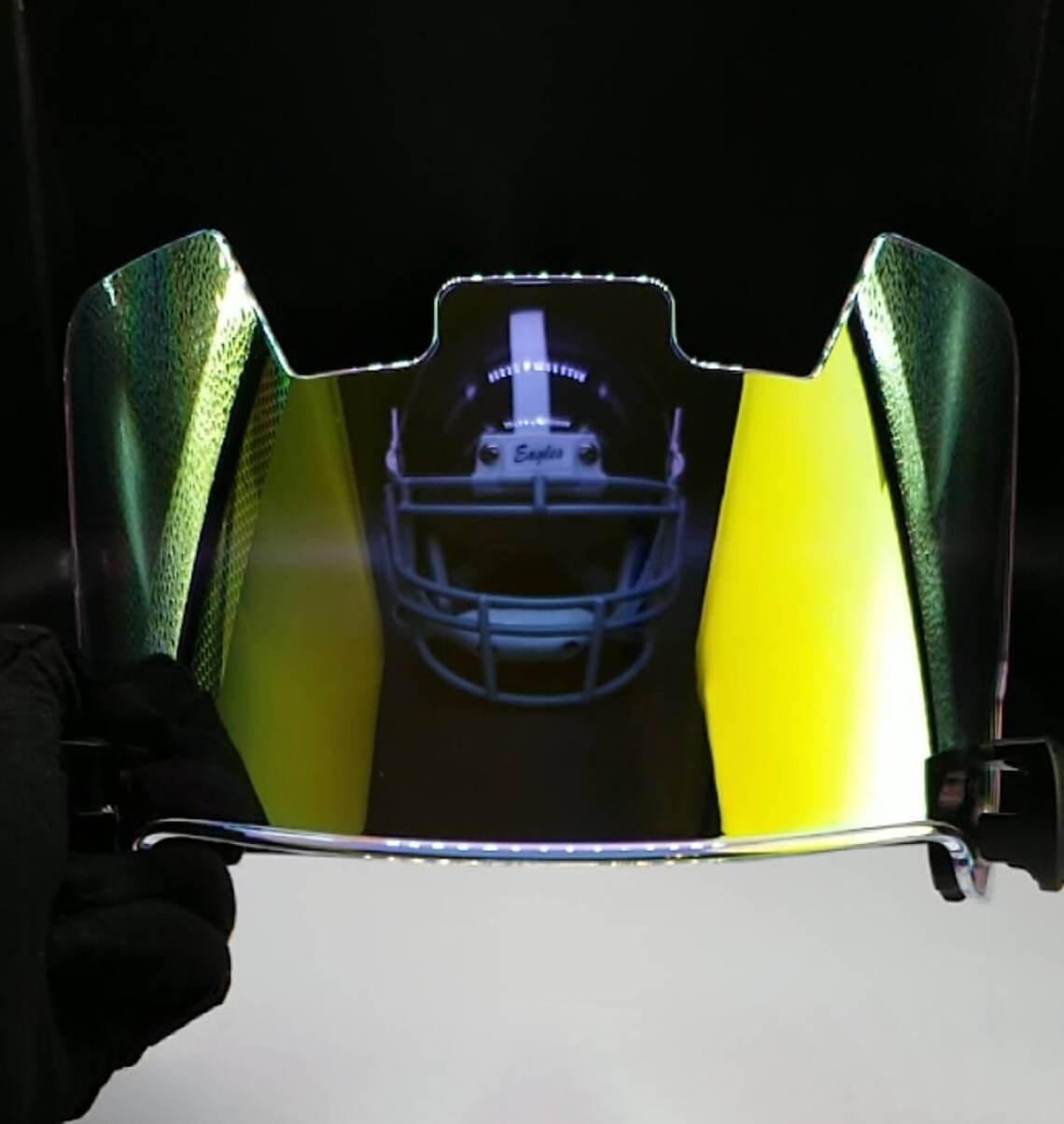 Visor de fútbol amarillo neón claro Etsy