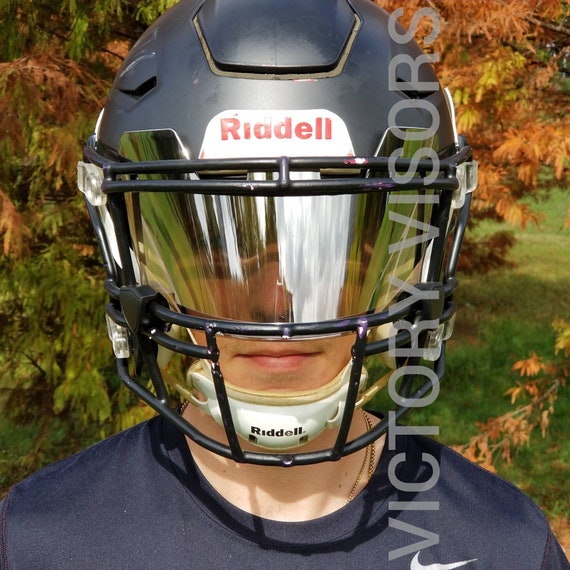 Clear Mirror Football Visor Universal 