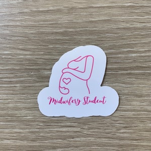 Midwifery student sticker