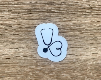 Stethoscope sticker | healthcare sticker | medical stickers | vinyl stickers | stethoscope | medical student | future doctor| nursing