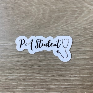 PA Student sticker | Healthcare sticker | Healthcare gifts | Medical stickers | vinyl sticker | waterproof sticker | physician assistant