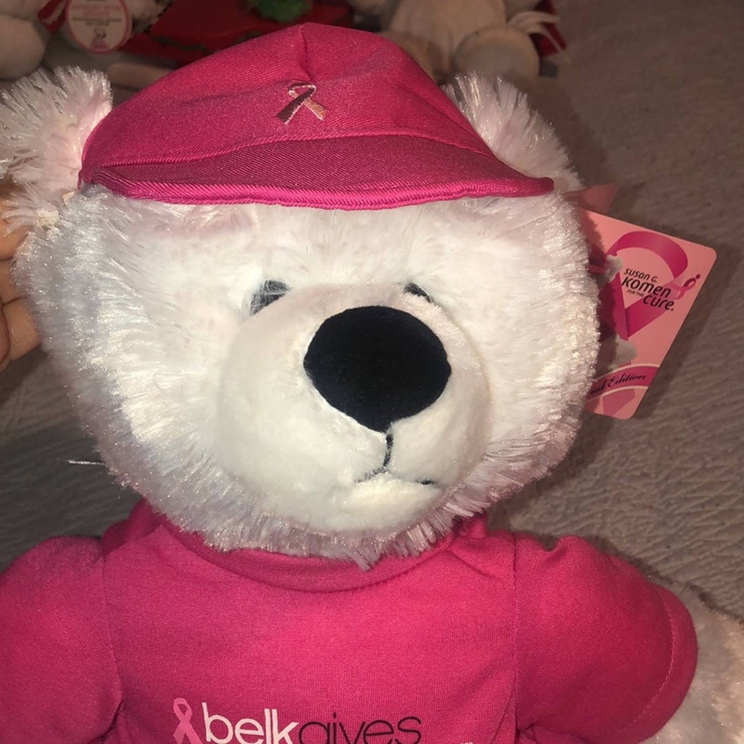 Belks Belkie Bear Susan G Komen Special Edition Breast Cancer Etsy