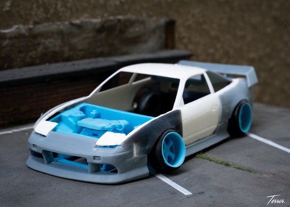1/24 フジミ 日産 180SX BN スポーツ ワイドボディキット 3D 1/24 フジミ 日産 180SX BN スポーツ ワイドボディキット 3D