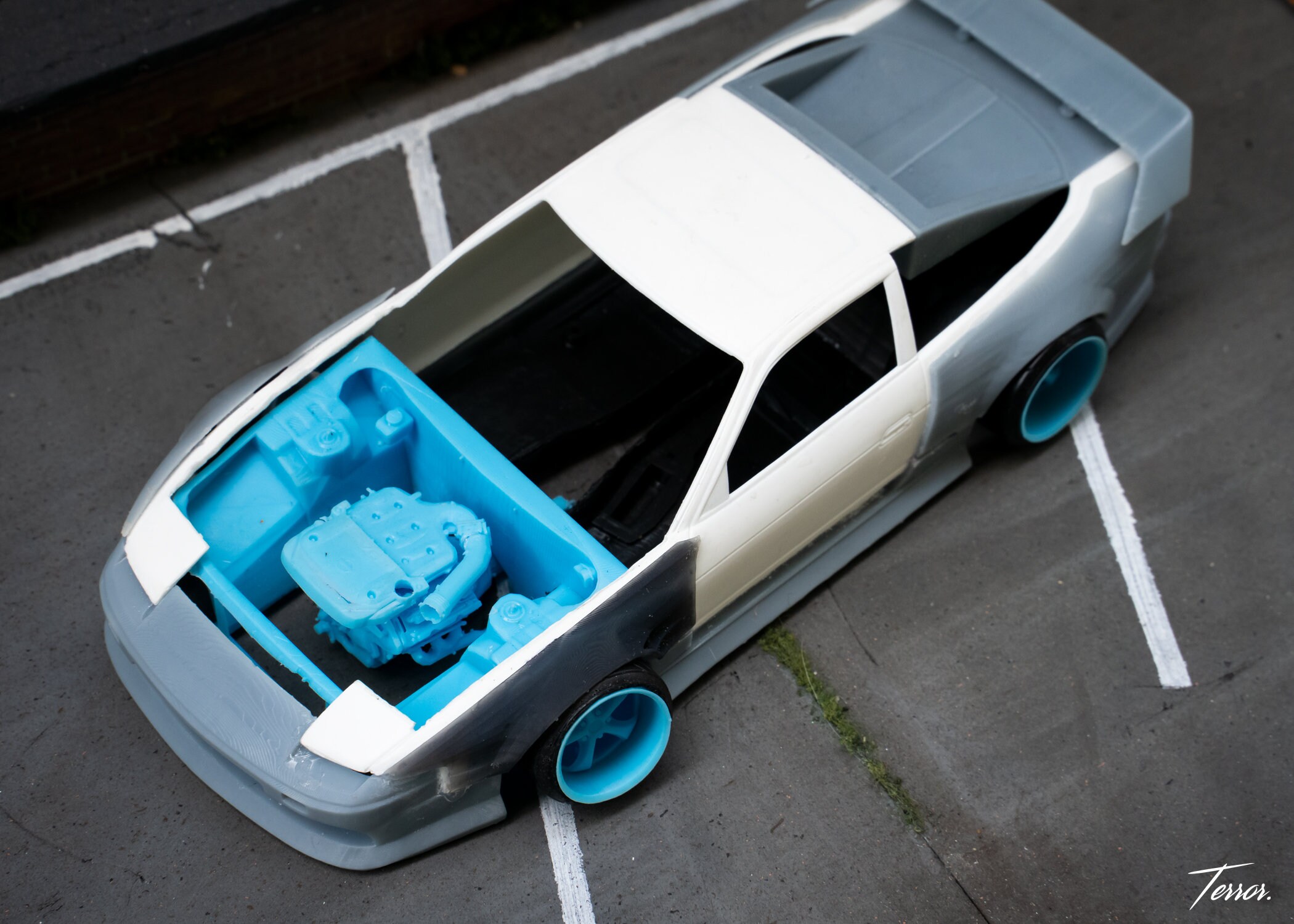 Fujimi 1/24 Scale 3D Printed Nissan Silvia / Skyline Chassis & Engine Bay Detail Kit - US Seller 3 thumbnail image