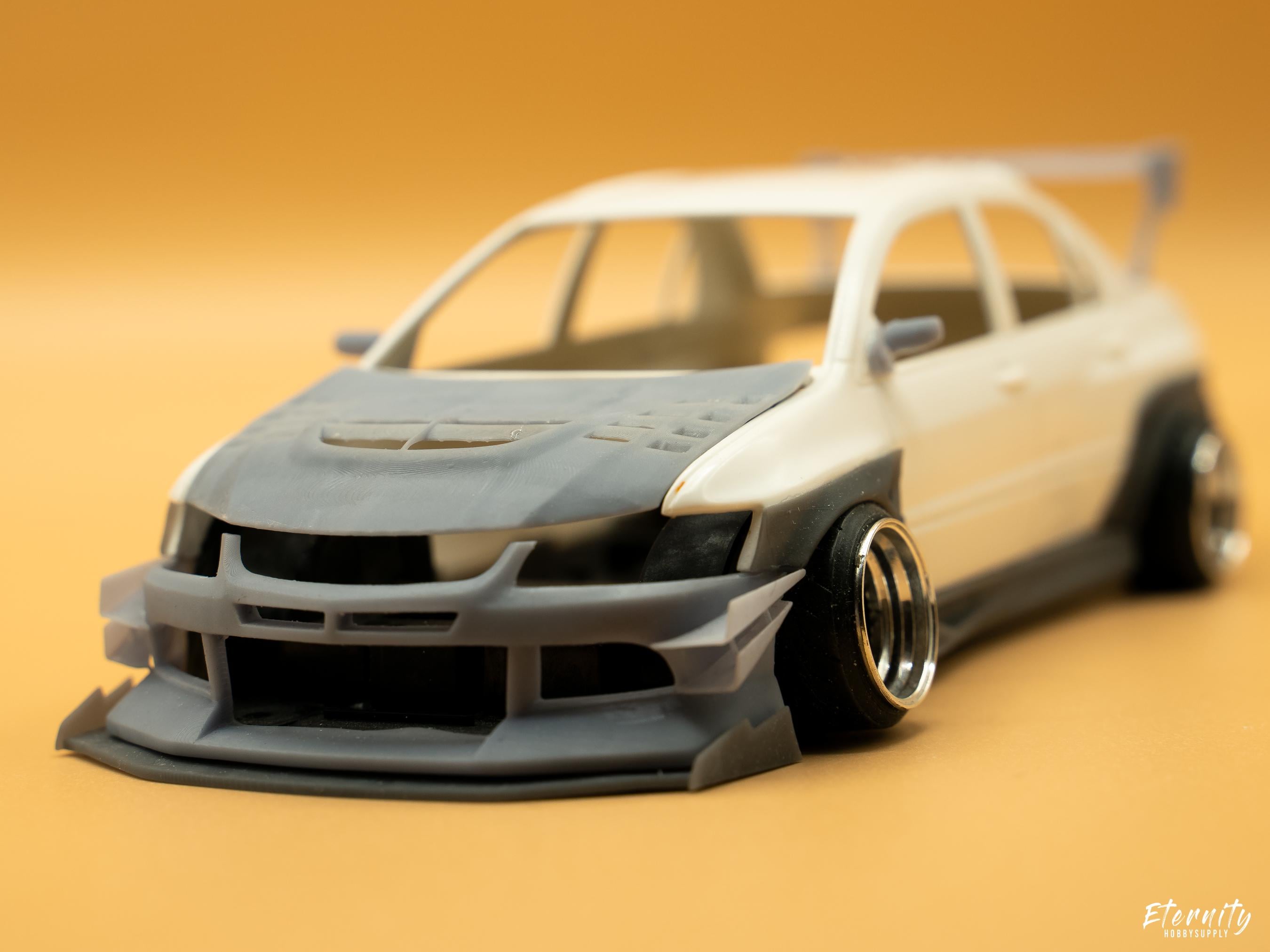 1/24 Fujimi Mitsubishi Lancer Evolution Voltex Widebody Kit 3D