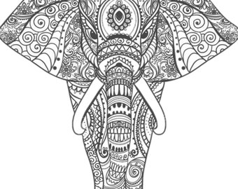 Tribal Coloring Page Etsy