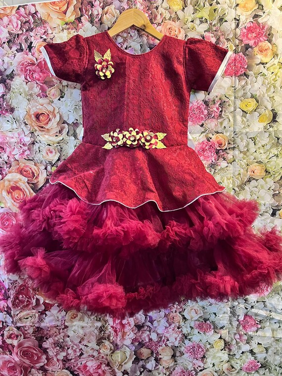slim fit dress slacks Cute Embroidered Sequin A-Line Maxi Dress for Girls - Pink / 7-8 Years (140cm) main image 0