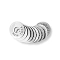 US State Name Washers, Visited US State Tags, Custom State Circles, Engraved Traveler charms, United States Washers, Custom Travel Discs product logo