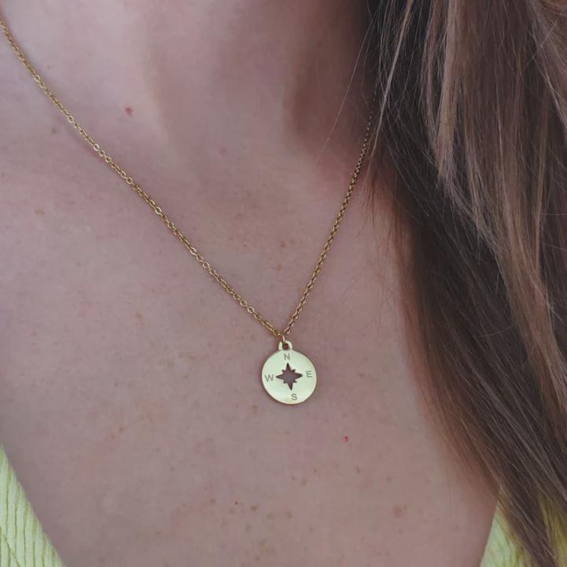 Star Compass Bracelet: Waterproof Travel Jewelry, Wanderlust Charm image 7