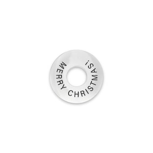 Merry Christmas Tag, Tag for Travel Keychain, Christmas Gift For Travellers, Best Gift For Travel Lovers, Travel Keyring Personalized Washer