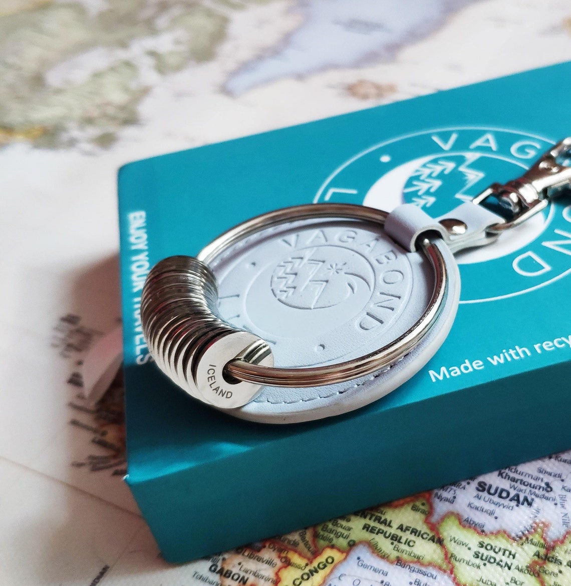 Country Travel Token for Travel Keychains Personalised Etsy