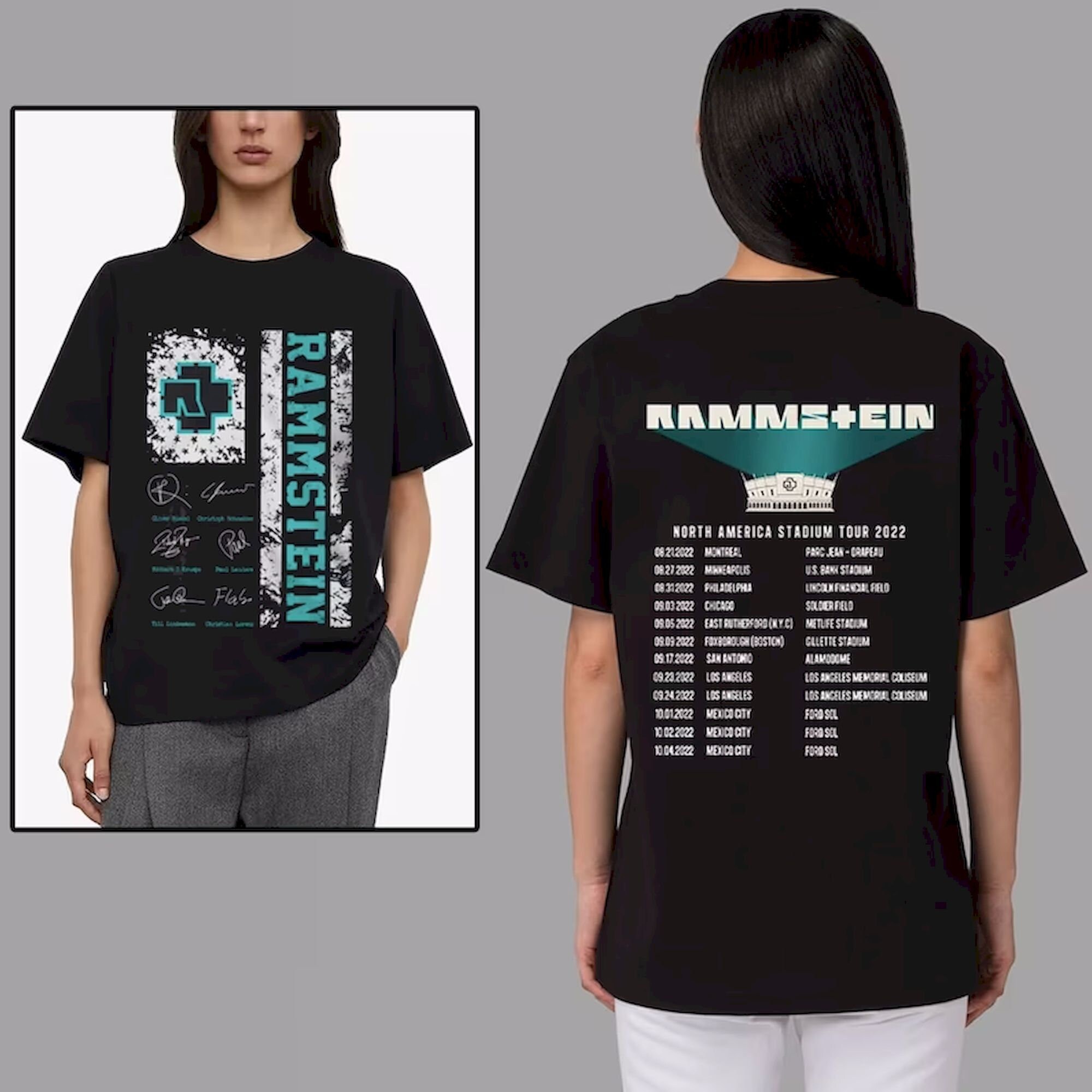 Rammstein t shirt tour 2020 Clearance
