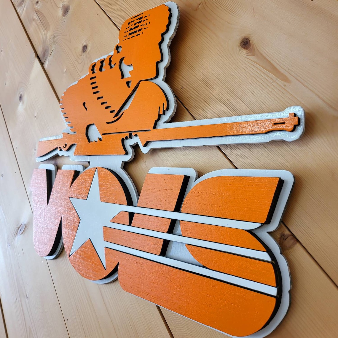 Tennessee Volunteers Davy Crockett Vol Sign Wall Hanging Etsy