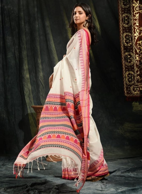 Handwoven khadi shop sarees
