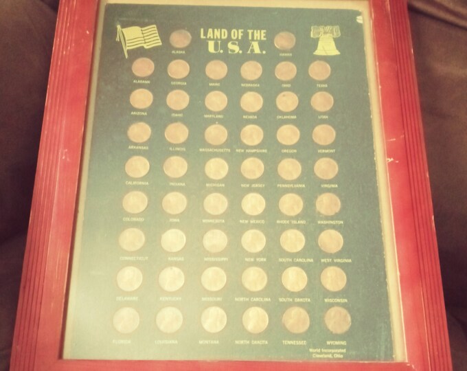 50 States Penny Set, Each Penny is Engraved With One of the 50 States
