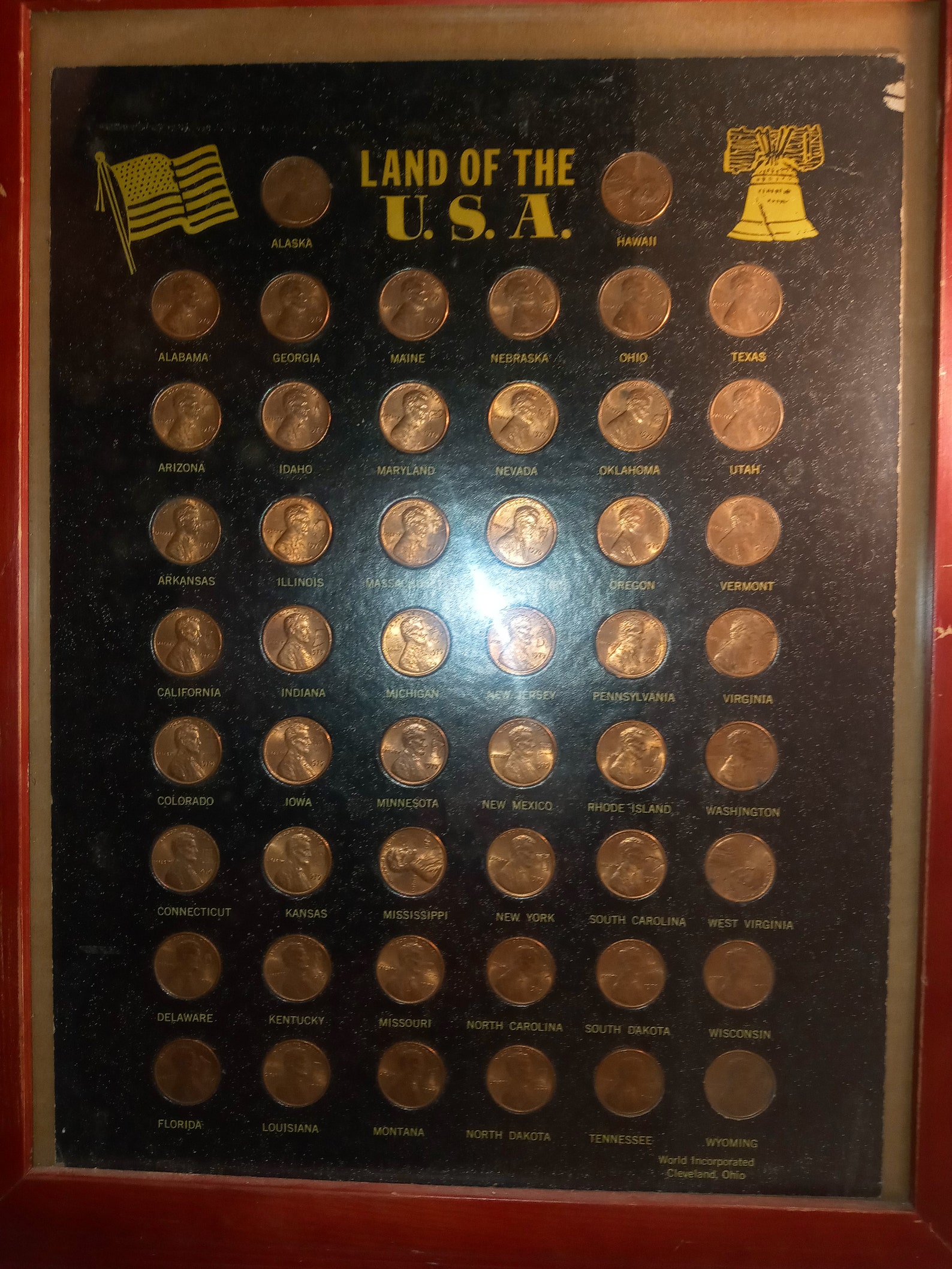 50 States Penny Set each penny is engraved with one of the 50 Etsy