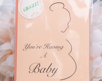 Baby Shower Card - Funny - Gift - New Baby - Baby Card - Gender Neutral