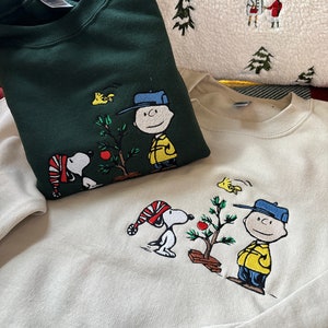 Christmas snoopy sweatshirt discount