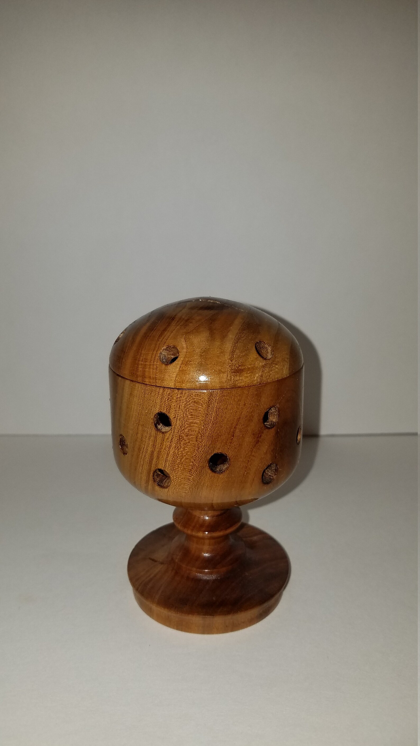 Natural wood Potpourri holder Etsy