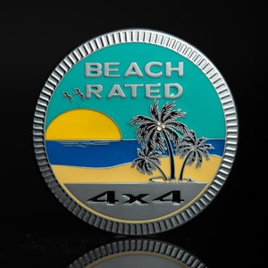 Beach Rated | Metal Badge