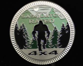 Sasquatch Rated | Metal Badge