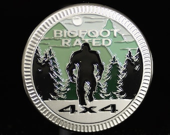 Bigfoot Rated | Metal Badge