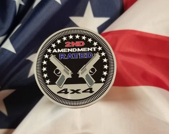 2nd Amendment Rated | Metal Badge