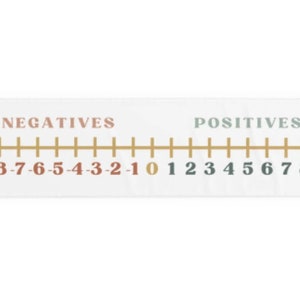 Classroom Number Line | Elementary Middle School Math Class Boho Wall Decor