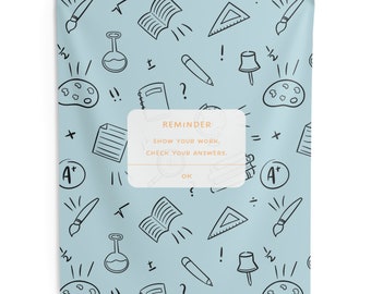 Show Your Work Wall Tapestry | Math Classroom Décor | Elementary Middle High School Teacher