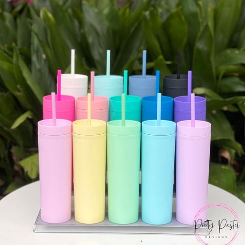 Acrylic Tumbler With Straw 16oz/470ml Tumbler Blank Etsy Australia