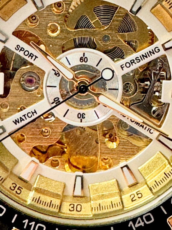 Forsining  Mens Skeleton Automatic Mechanical Wat… - image 4