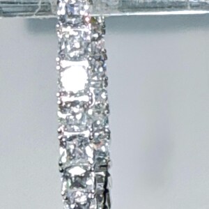 Offers on all items taken, APM Monaco XL Sterling Silver Hoop Earrings, White Micropavé Cubic Zirconia image 13