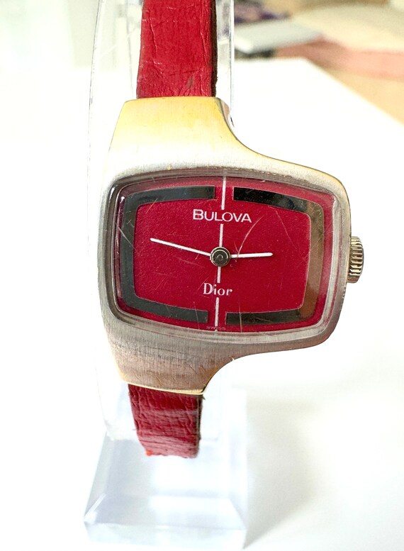Ladies Vintage 70s Christian Dior BULOVA Rare Manual Winding Wristwatch Working Pre Owned Etsy UK