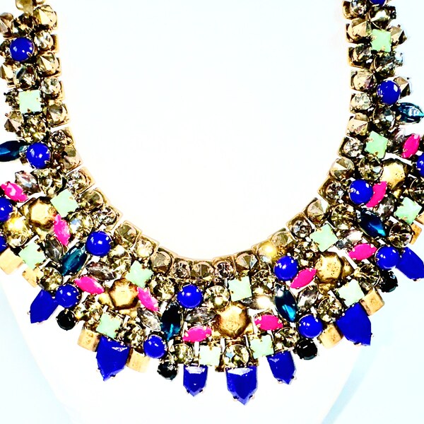 Collier Stella & Dot Couleur Aqua - Neuf Sans Emballage - Bijou Fantaisie Tendance